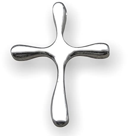 silverzone77 Kreuz Sterling Silber 925 Anhänger Minimalistisch Unisex Halskette Kette Handmade Schmuck
