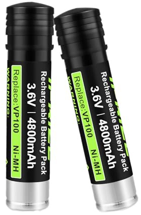 2 x iPrize 3.6 V 4800mAh battery for Black & Decker Versapak VP100 VP130 VP100C VP105 VP105C VP110 VP110C VP143 2 pieces