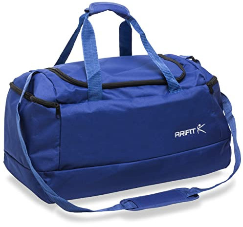 Borsone Palestra Uomo Donna M 40L e XL 50L grande in 3 colori Borsa da Viaggio Sportiva Yoga Campeggio Fitness Allenamento Piscina Calcio, Spazioso e Comodo. Tessuti Resistenti, Moderno