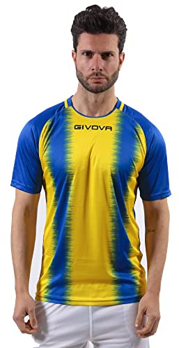 givova Camiseta Stripe Interlock M/C Camiseta Unisex Adulto