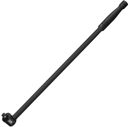 DURATECH 1/2 Gelenkgriff 600 mm, Maximales Drehmoment 780 N·m, mit Flexiblem Kopf, Federbelastete Kugelkonstruktion, für Autoreparaturen und DIY, Schwarz