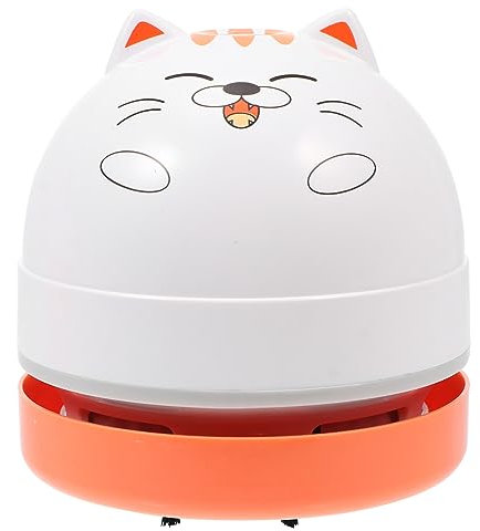 SEWOART Wireless Mini Vacuum Cleaner Usb Rechargeable Cartoon Animal Desktop Dust Catcher Portable Nail Dust Cleaner for Office and Home