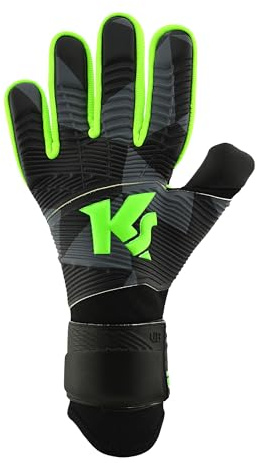 KEEPERsport Torwarthandschuhe Varan8 Pro NC ohne Fingerschutz, Fußballhandschuhe Unisex, 4mm Black Claw - mit Neuer Lasche, Größe: 10