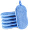 GEEHUA Lot de 6 éponges à Vaisselle de Cuisine, 15 x 8 cm, éponge à récurer, éponge à récurer en Microfibre Anti-Rayures pour évier, casseroles, Plan de Travail (Bleu)