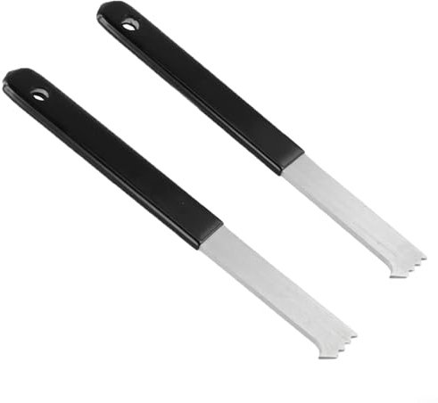 Zilimontt Paving Slab Puller, Heavy Duty Stainless Steel Paving Block Extractor,Paving Puller Lifter Tool With Micro-toothed Joint Scraper,Micro-Tooth Groove and Non-Slip Handle (1)