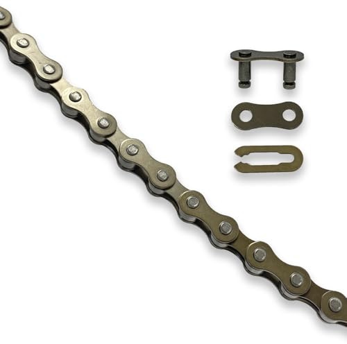 Catena per Bicicletta BMX, 1 Velocità, 112 Maglie, 1/2 x 1/8, Singola Velocità
