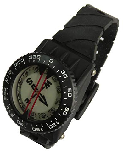 Whoasyst Orologio da polso Bussola Sopravvivenza Avventura Escursionismo Impermeabile Immersioni Nuoto Sport Acquatici Strumento di navigazione Per Outdoor Bungee Subacquea Subacquea Per Retrattore