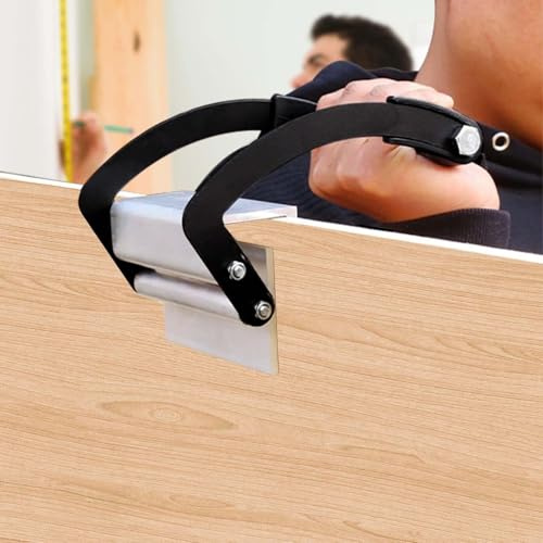 SUNNYNEST Panel Carrier Gripper 2–25mm 50kg Capacity – Ergonomic Wood & Plasterboard Carrier, Drywall Lifter for Plywood, Glass & Sheet Materials, Labor-Saving General Purpose Tool (2 PCS)