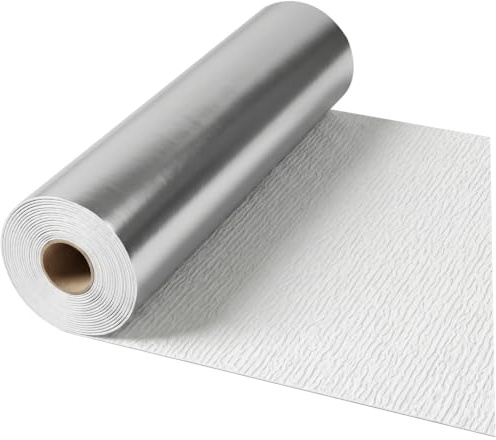 Whyzsjnclg 1 Roll Peel And Stick-takplattor, tjocka vattentäta isolerande takpaneler – självhäftande väggtäckning, vit, 5 m x 50 cm, paneler