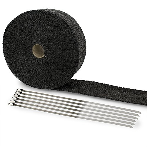LIHAO 10M Bande de Protection Thermique avec Serre-Flex en Métal