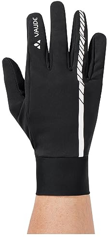VAUDE Strone Gloves, Sportiver Softshell Handschuh zum Radfahren, black, 7
