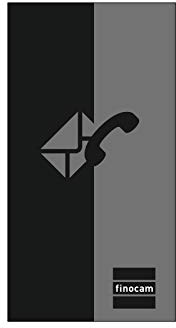 Finocam - AZ flacher Alphabet-Index P023 - DIN A5 - Jährlich, monatlich - Weiß