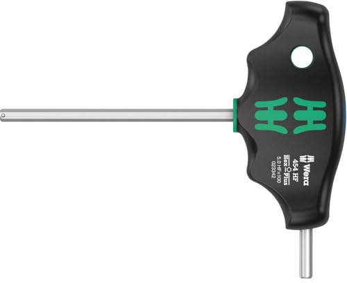 Wera 05023342001 454 HF T-Handle Hexagon Screwdriver Hex-Plus with Holding Function 5 x 100 mm