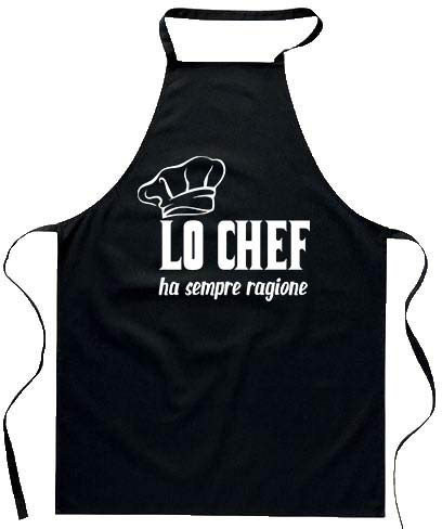 bubbleshirt Grembiule da Cucina Divertente Uomo e Donna - Regalo Originale per Chef, Cuoco, Barbecue e Fornelli in Poliestere - Grafiche Ironiche