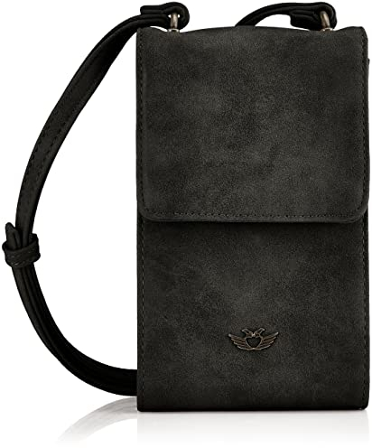Fritzi aus Preussen Damen Flap02 Cross Vintag 457 Black Idol Umhängetasche