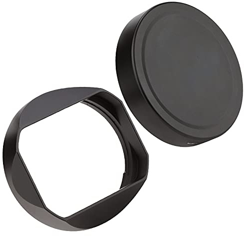 Haoge Gegenlichtblende aus Metall, quadratisch, für SIGMA 65 mm, F2 DG DN, modernes spiegelloses Objektiv, 65 mm/f2 für Sony A7R4 E-Mount und Leica SL TL2 L Mount Kamera