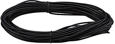 Paulmann 94593 Sistema a fune fune di tensione Corduo 20m isolata 2,5qmm fune nero fune metallica binario