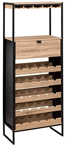 5five - barschrank x25 Flaschen aliaj Effekt natureiche