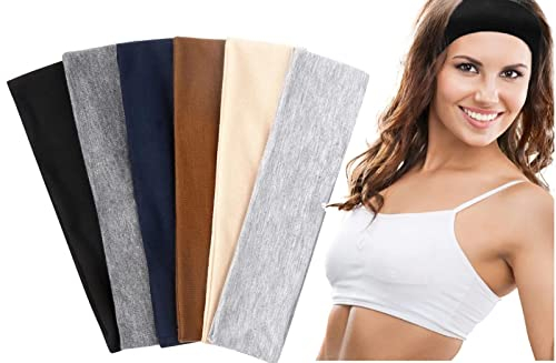 TERSE Haarband Damen Dünn Sommer Stirnband Sport Stirnbänder Schweiß Haarbänder Weiches Elastisch Haarreife für Frauen Yoga Workout Fitness Headbands