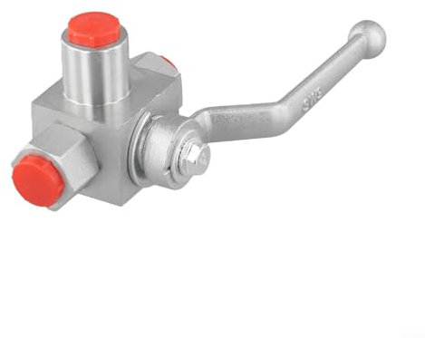 Hydraulischer Kugelhahn, Innengewinde, für M14 x 1 5 bis M27 x 2, 500 bar Arbeitsdruck (für M14 x 1,5-DN6)