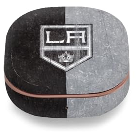 Head Case Designs Offizielle NHL Halb beunruhigt Los Angeles Kings Vinyl Haut Aufkleber Abziehbild Abdeckung kompatibel mit Buds Live/Buds Pro / Buds2