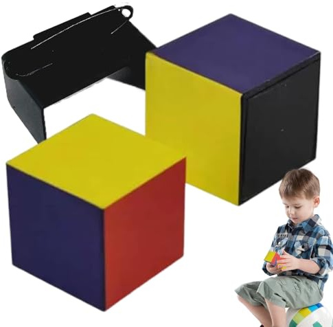 Maquillage magique de cube aplati, Prop magique de cube aplati Cube clone unique - Blagues de plaisance, scéniques, Outils de spectacle de magie pour adultes et débutants