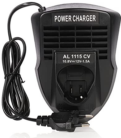 Yurhuit AL1115CV Caricabatteria per 10.8V/12V BAT411 BAT412A Li-Ion Batteria Trapano Elettrico Spina Europea
