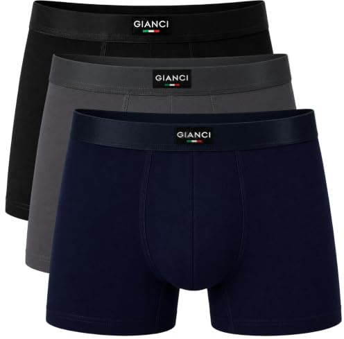 3 Pairs Mens Boxers Shorts Multipack | Breathable Cotton Boxer Shorts for Men with No Itchy Label | Soft & Flexible Mens Underwear | Moisture Wicking, Skin-Friendly Perfect for Daily Use & Sports