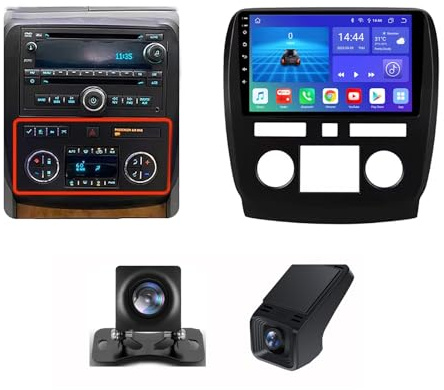 9 Inch Android 13 Car Stereo Radio Player for Buick Enclave 2014-2018 Built-in 4G 5G WIFI Wireless Carplay Android Auto GPS Navigation DSP RDS FM DAB+ Radio BT 5.0 + DVR(A,NF-2)