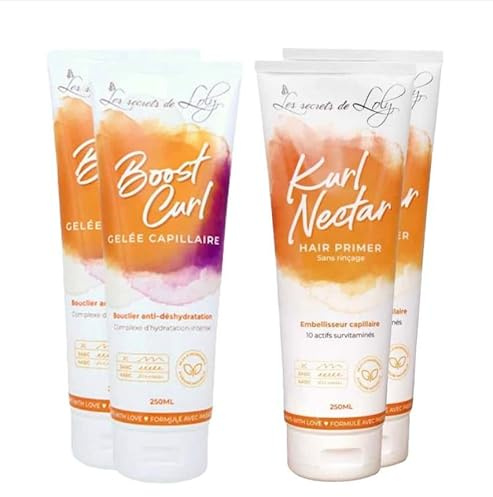 Coffret Les Secrets de Loly - 2 Boost Curl et 2 Kurl Nectar