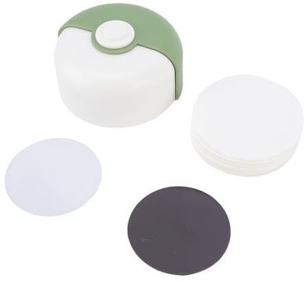 Plyisty Soporte de Filtro de café redondo. Una Posición para Almacenar Filtros PP Fácil de Limpiar el Organizador de Equipos de café para Uso Diario