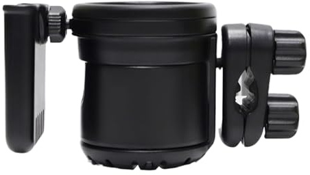 Soporte para bebidas para cochecito: soporte giratorio de 360 grados para cochecito de bebé, portabiberones multifuncional, soporte para bebidas estable, soporte para teléfono móvil, soporte