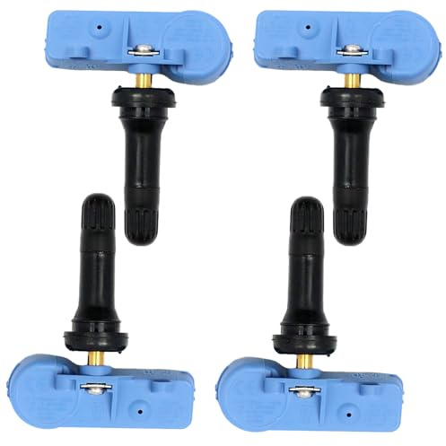 Lot de 4 capteurs de pression TPMS pour Corsa E Meriva B Mokka X Adam Capteur de pression des pneus Capteur de pression des pneus Système de contrôle de la pression des pneus 13581561 1010044 1010050