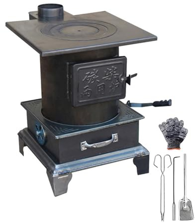 Cocina De Leña, Mini Estufa De Leña Para Interiores, Para Calefacción Del Hogar, Para Exteriores/cocina Y Calefacción