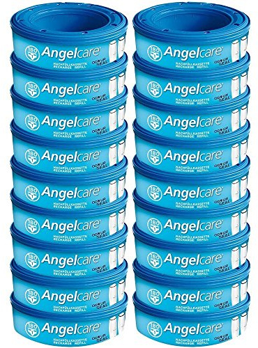 Angelcare 18 Nachfüllkassetten für Windeleimer Comfort, Deluxe und Comfort Plus