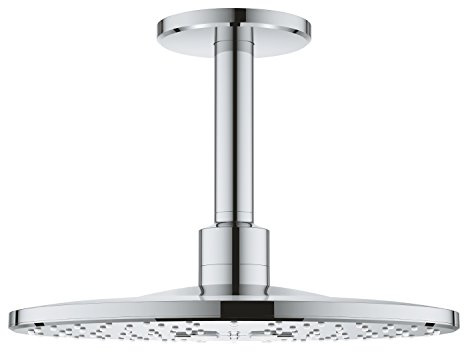 GROHE Rainshower SmartActive 310 - Kopfbrause- Set - Deckenauslass (142mmm, 2 Strahlarten, Antikalk- System, perfektes Strahlbild), chrom, 26477000