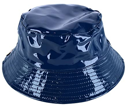 C.C Kids Girls Boys Rain Waterproof Bucket Boonie Fisherman Sun Cap Hat Navy