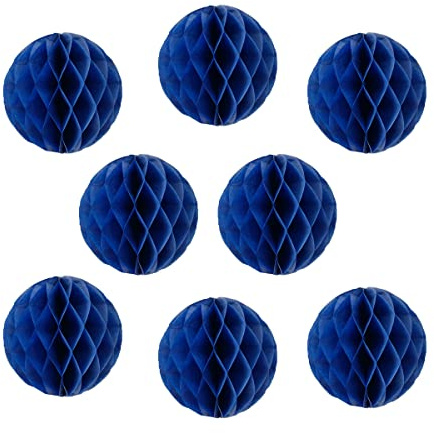 8 palline decorative a nido d'ape, in carta a nido d'ape, 10 cm, per decorazioni per la casa