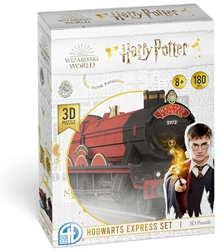 Asmodee CubicFun | Harry Potter Hogwarts Express | Bauspiel | 3D Puzzle | 180 Teile | ab 8 Jahren | 150 Minuten
