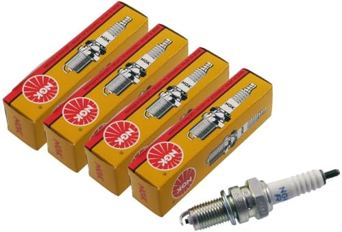 2EXTREME 4x Zündkerze DPR8EA-9 4929 kompatibel mit Honda Yamaha Kawasaki Ducati Suzuki Kerze