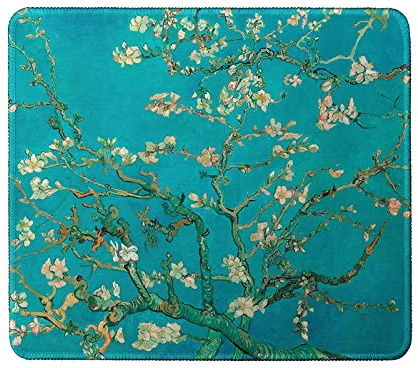 Tapis Souris Optique Caoutchouc Antidérapante Pour Les Jeux Bureau à Domicile Tapis De Souris Art Van Gogh 1 Bords Cousus 2 Mm Base Caoutchouc Antidérapant Pour Ordinateur，travailler,jouer à Des Jeux