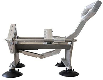 Taglia Patatine Fritte, Casa Commerciale Professionale Cippatrice di Patate Tagliaverdure per Frutta Cippatrici per Patate in Lega di Alluminio con 4 Lame in Acciaio Inox