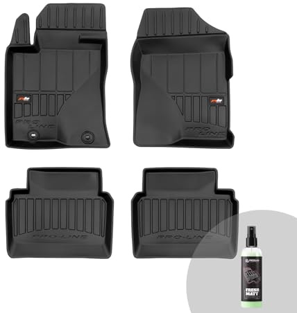 FROGUM ProLine 3D Gummimatten Exklusiven Auto Fußmatten Autofussmatten für Toyota Avensis II 2003-2009 | Die höchsten Kanten