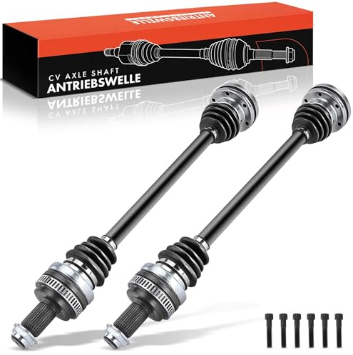 Frankberg 2x Antriebswelle Achswelle AT mit ABS-Ring 33217540117 | Hinterachse; Kompatibel mit X3 E83
