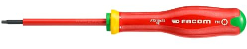 Facom Tournevis PROTWIST isolé 1000V, TX 10 ATX10X75VE