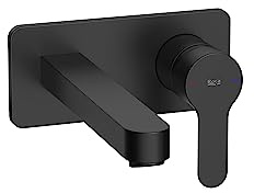 Roca A5A3L09NB0 - Mezclador monomando empotrable L20 para lavabo, Cold Start Negro mate