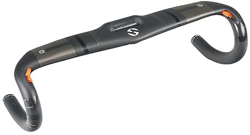 FukkeR Bike Handlebars 400mm 420mm 440mm Bicycle Drop Bars Bent Bar Carbon 31.8mm Compact Road Aero Handlebar Reach 77mm Drop 95mm For MTB BMX DH XC AM FR (Color : Black, Size : 400mm)