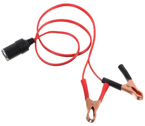 SOLUSTRE Zigarettenanzünder Adapter 2 Stück Starthilfekabel Tragbare Überbrückungskabel Power Booster Kabel Batterie Komplett Bronzefarben