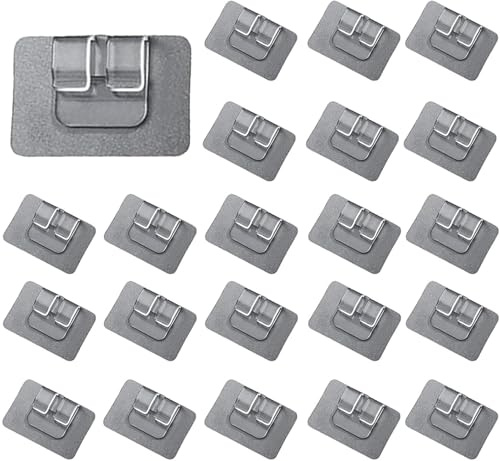 LIMEOW 50 Stück 6*4cm fußmatten befestigung fussmatten befestigung fussmatten-halter-clips halterung clip Geeignet für alle Arten von Autoteppichen, verhindert wirksam die Instabilität Autoteppichen