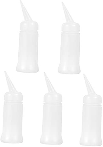 BELLIFFY 5stücke Sprühflasche Aus Kunststoff Großes Fassungsvermögen Wiederverwendbarer Behälter Sprüh-shampoo-topf Für Friseursalons Hause Mit Seitlichem Auslauf Und Rutschfester Oberfläch